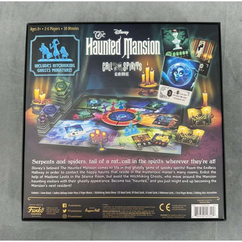 Disney The Haunted Mansion Call of the Spirits Board Game Funko Games Family